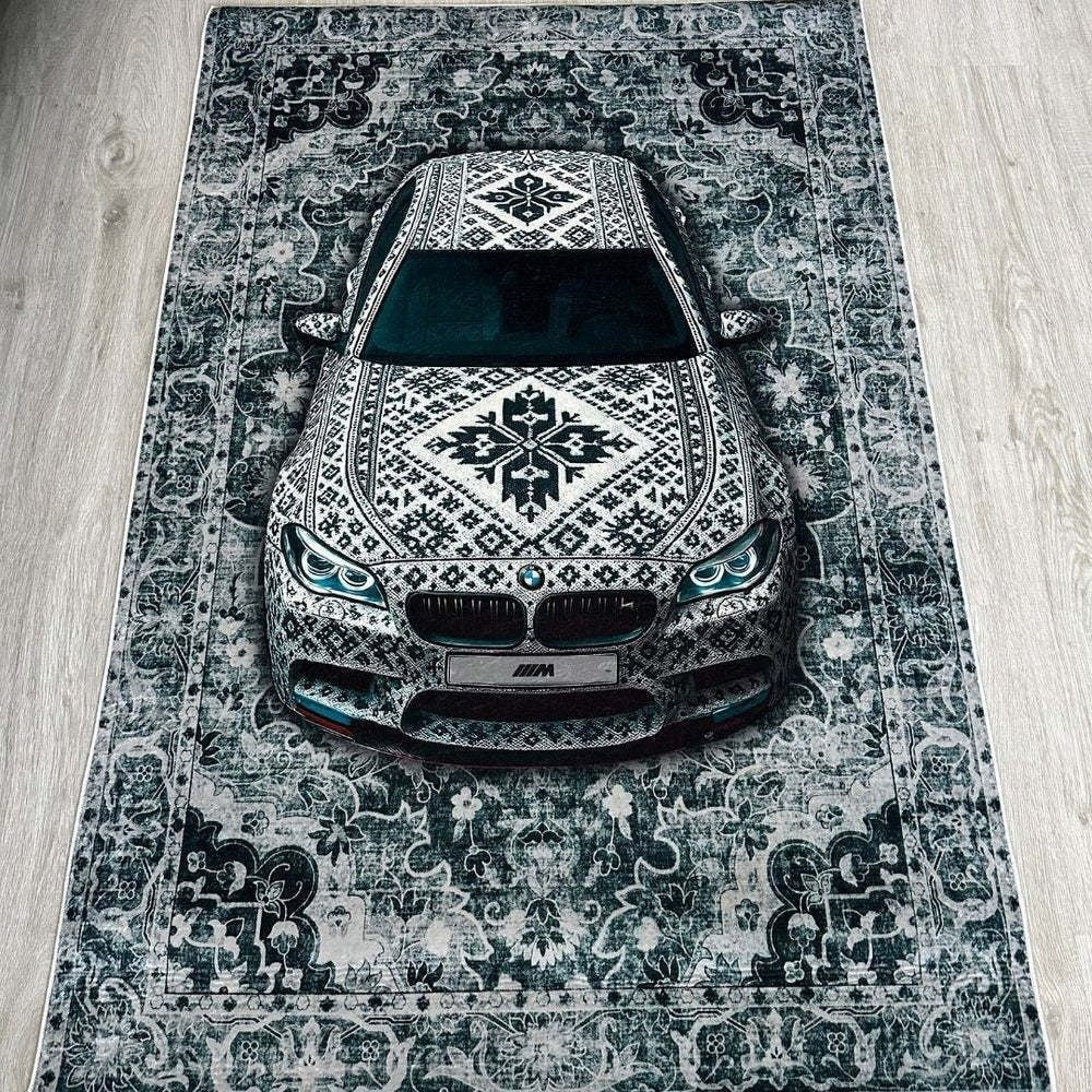 3D Auto Illusion Teppich