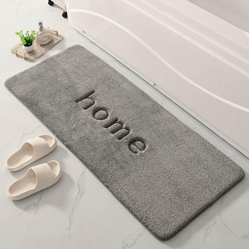 Plüsch Badezimmerteppich mit Home Design Brehn
