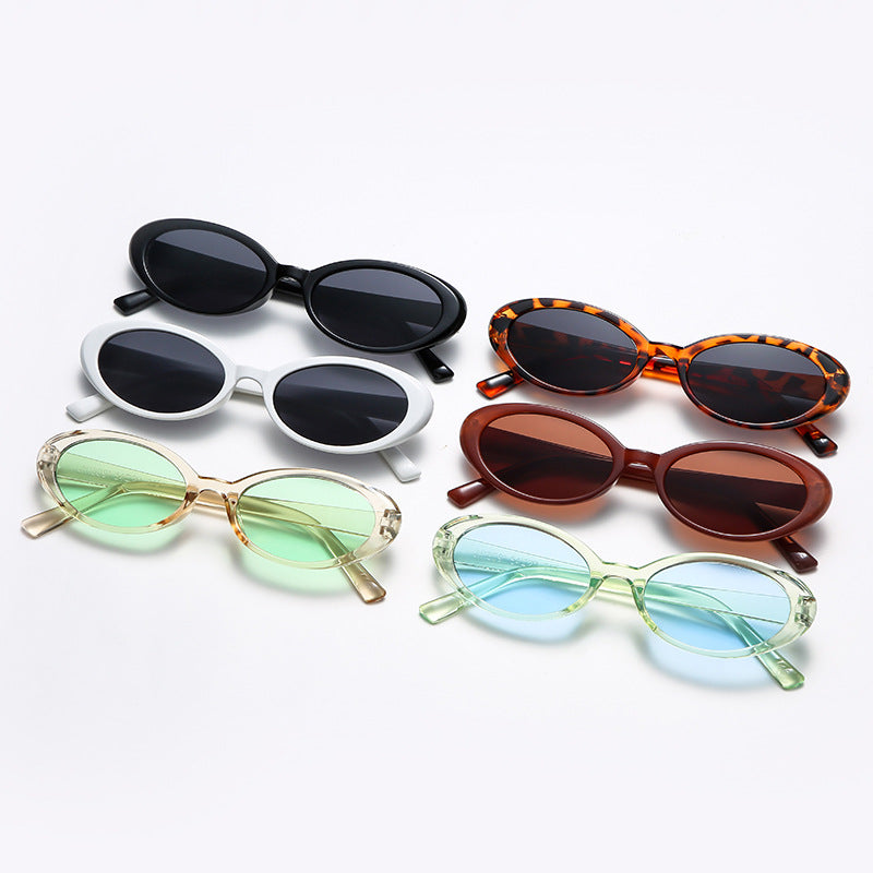 Damen elegante Cat-Eye Sonnenbrille mit einzigartigem Animal-Print Brehn