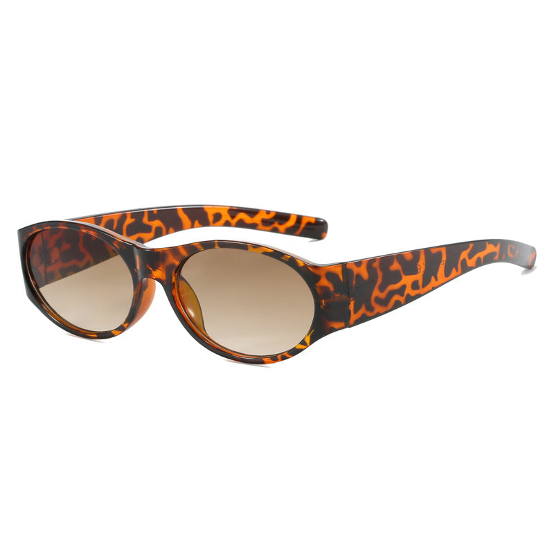 Damen modische Sonnenbrille mit elegantem, ovalem Design und UV-Schutz Brehn