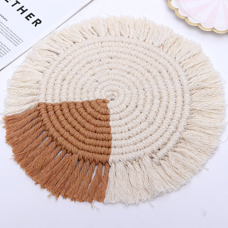 Macramé Dekorative Runde Wandkunst