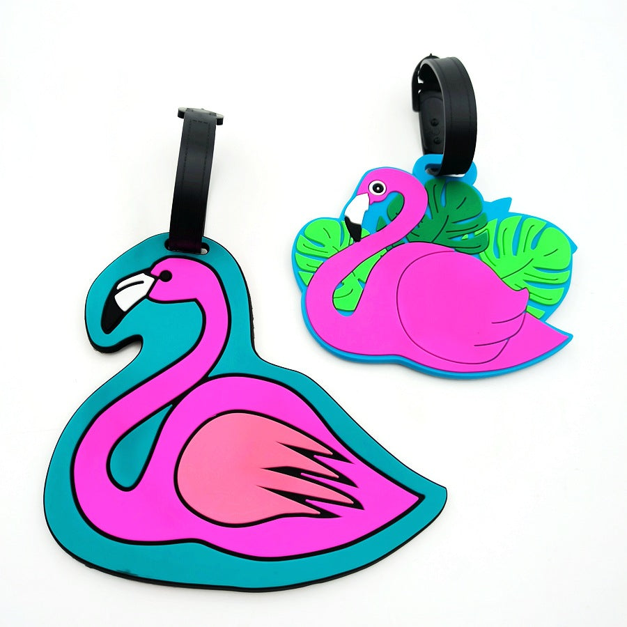 Fun Flamingo-förmiger Gepäckanhänger Brehn