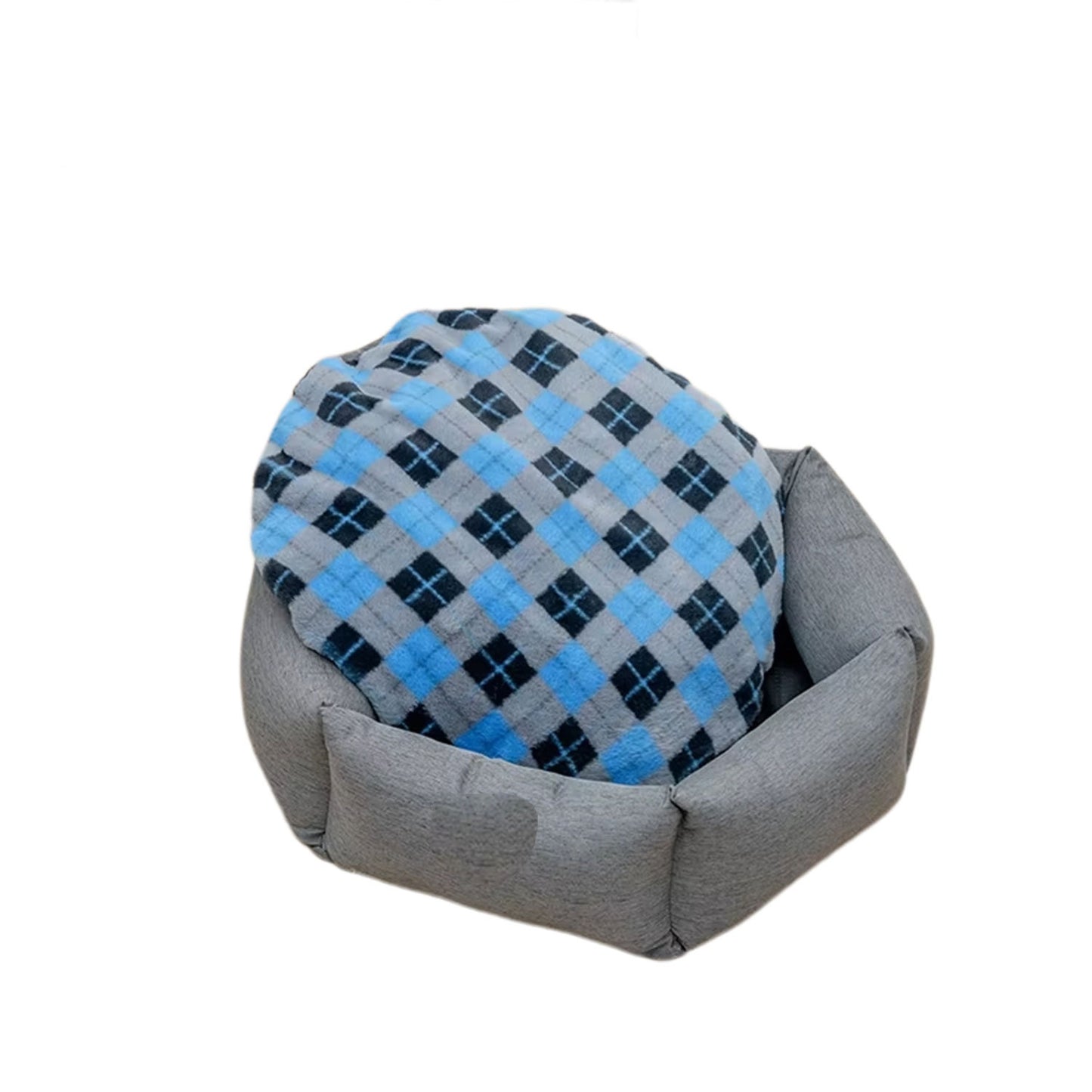 Gemütliches hexagonales Hundebett