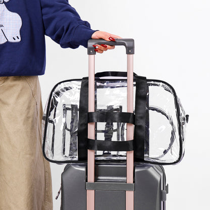 Transparente Sport- und Reisetasche mit Praktischen Fächern Brehn
