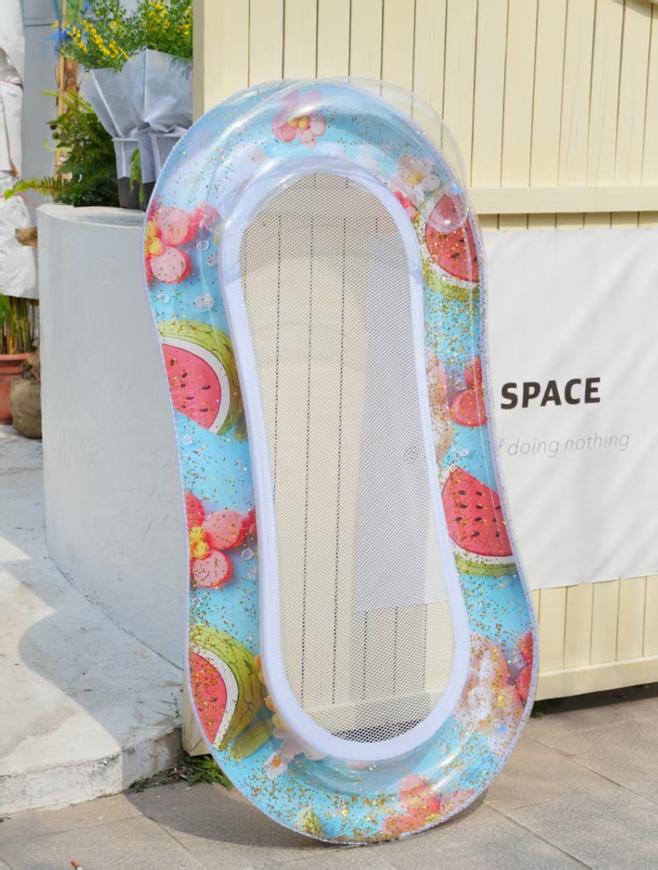 Damen Aufblasbarer Schwimmring mit Wassermelonen-Design Brehn