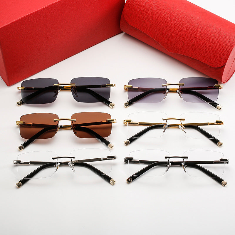 Damen schicke Sonnenbrille mit elegantem Metallrahmen und polarisierenden Gläsern Brehn