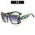 Fetter geometrischer Rahmen Eyewear