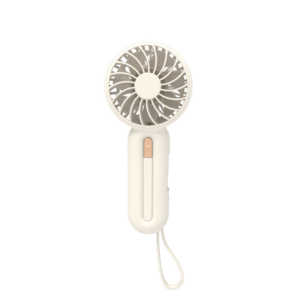 Unisex nan tragbarer Handventilator mit klappbarem Griff, USB-Ladefunktion und Trageschlaufe Brehn