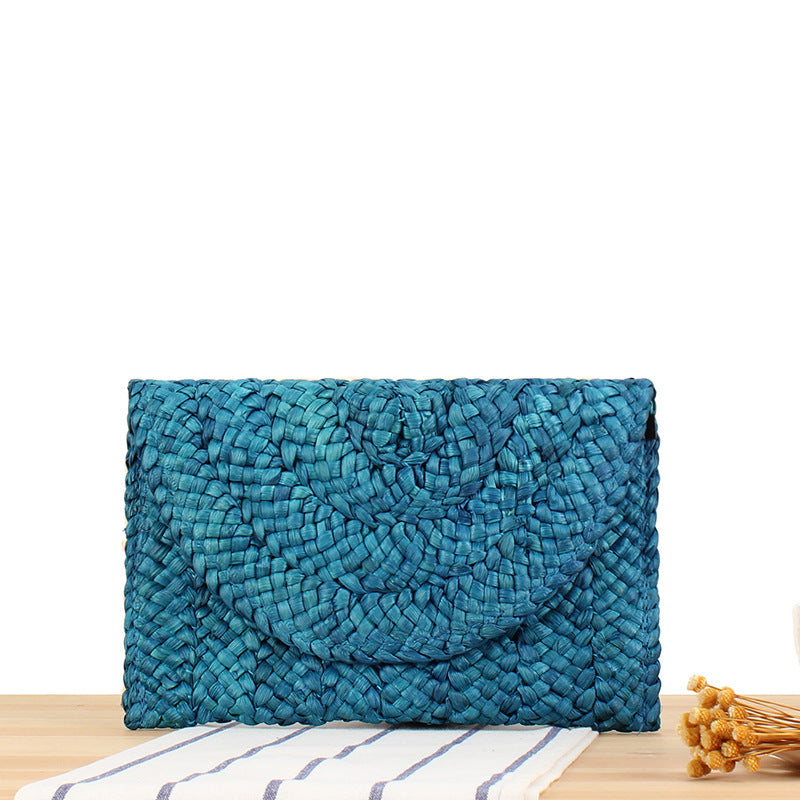 Clutch Aus Handgefertigtem Korbgewebe Brehn