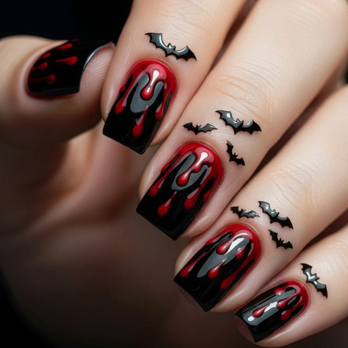 Stylisches Gothic Nagelkunst Set Brehn