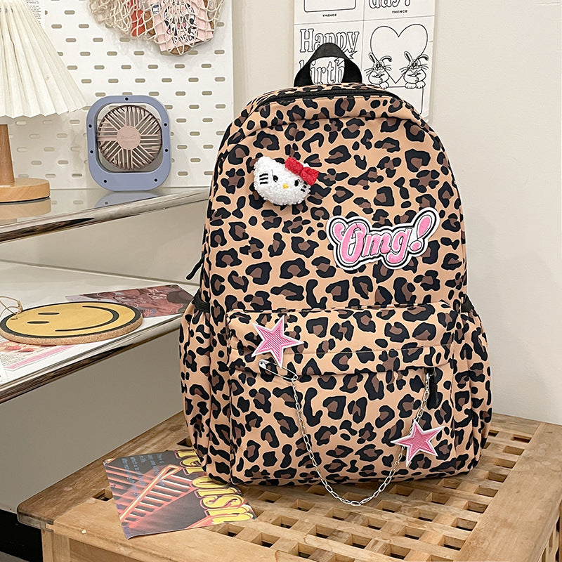 Spaß-Modischer Leopardenmuster-Schulrucksack