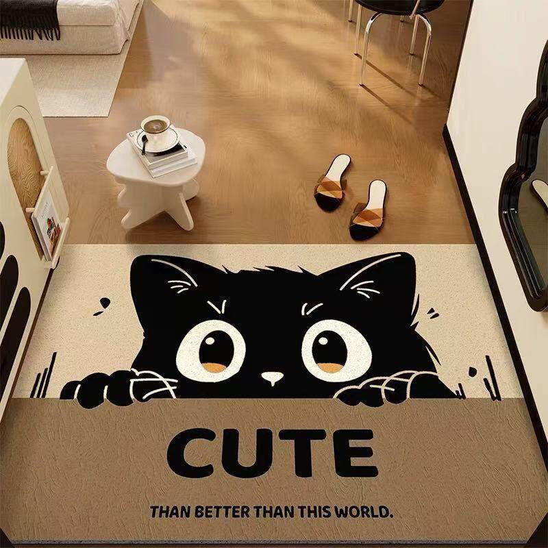 Verspielt Katzen-Themen Willkommensmatte