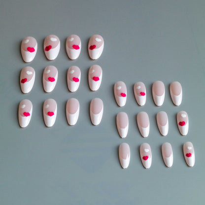 Herz-Themen Stiletto Nagelkunst Kit