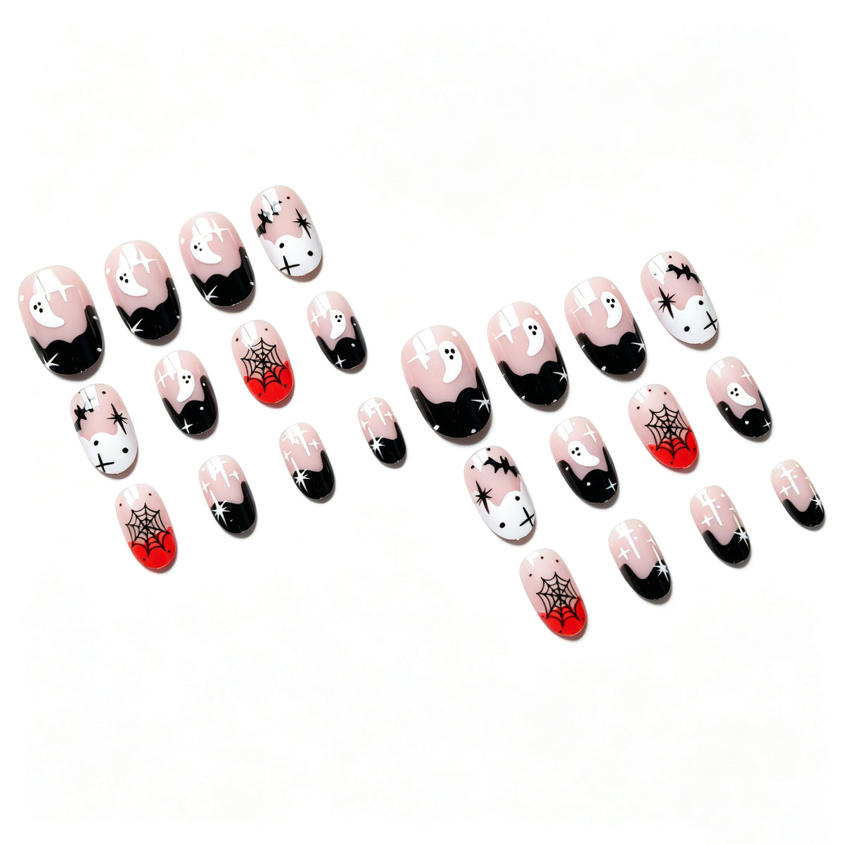 Halloween-Themen Künstlerisches Nageldesign-Set