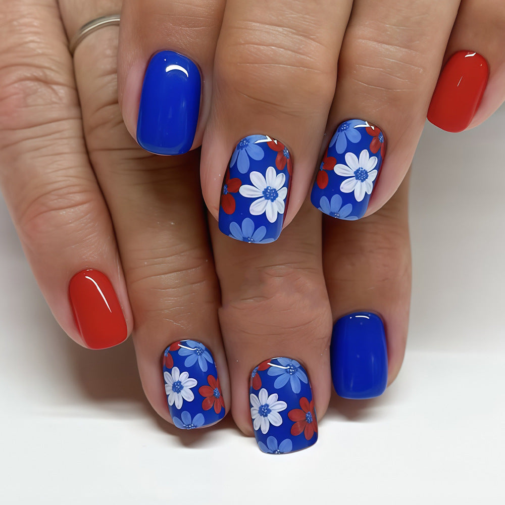 Saisonales thematisiertes Press-On-Nagelkunst-Set Brehn