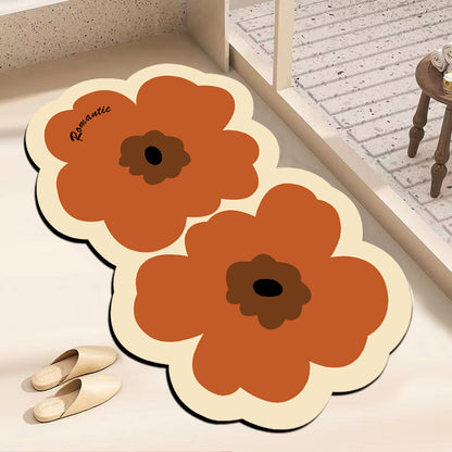 Dekorative blumenförmige Fußmatte Brehn