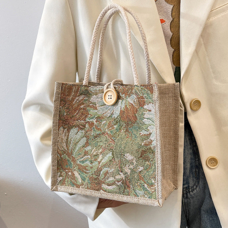 Dekorativer floral Handtasche
