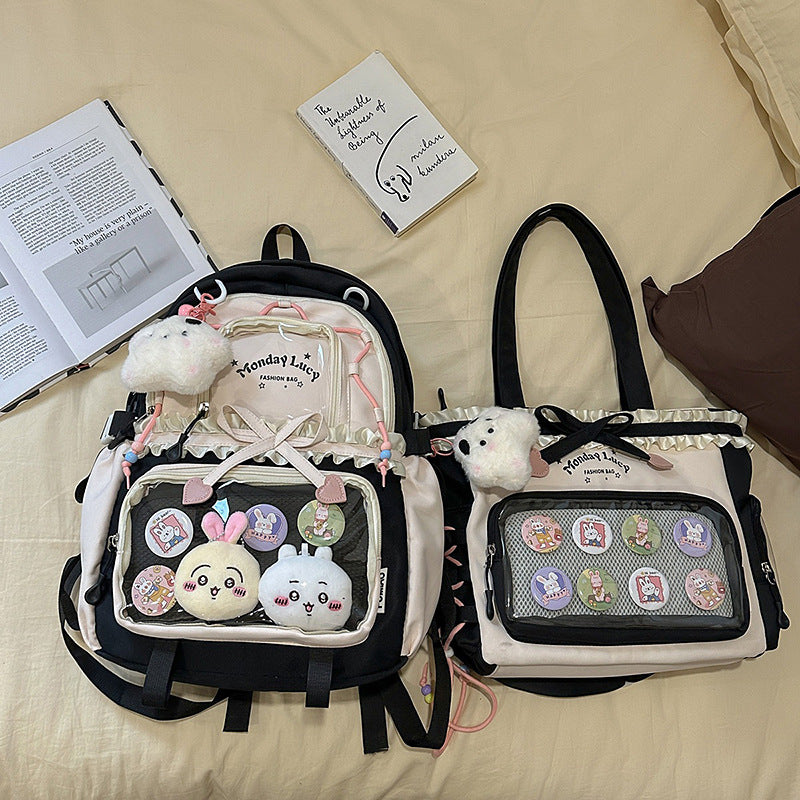 Modischer Freizeitrucksack mit Kreativen Details und Vielseitigen Fächern Brehn