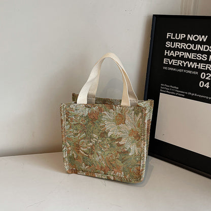 Blumenmuster Artisan Tragetasche