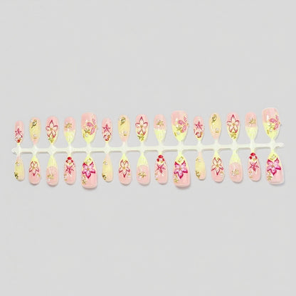 Floral Design Luxus Press-On Nägel Brehn