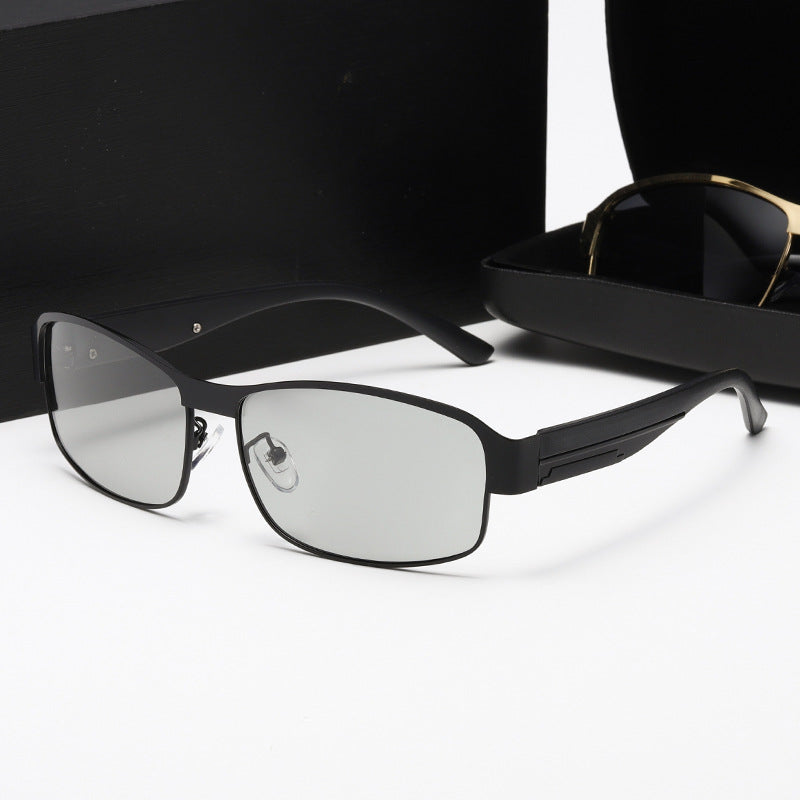 Damen Sportliche Sonnenbrille mit robustem Metallrahmen und polarisierenden Gläsern Brehn
