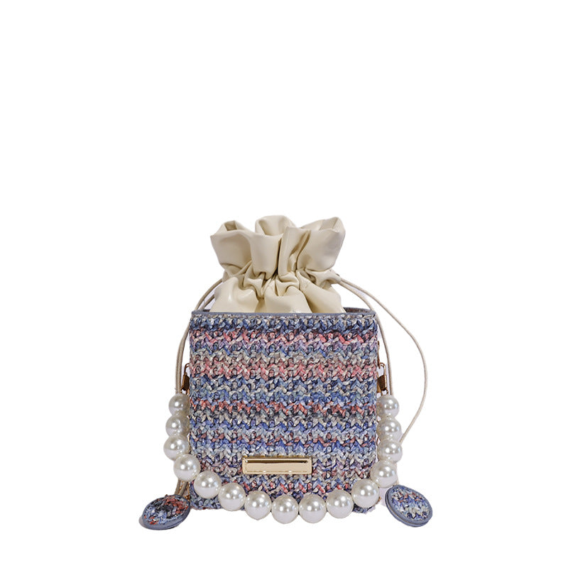 WoStylish Texturiert Mini Handtasche Brehn
