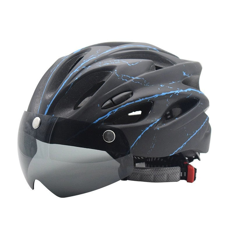 Sportlicher Fahrradhelm mit Integriertem Visier Brehn