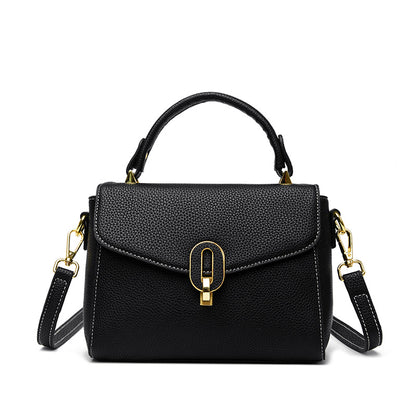 Elegante Strukturierte Top-Handle Handtasche Brehn