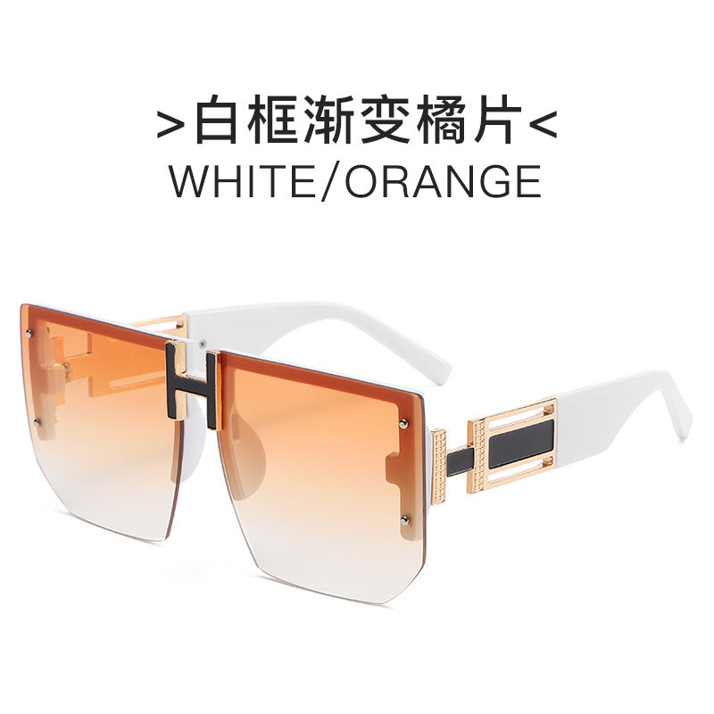 Damen futuristische Quadrat-Sonnenbrille Brehn