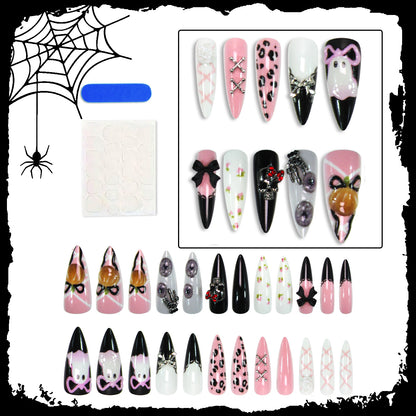 Glamouröse Kunstnägel mit exklusiven Halloween-Motiven Brehn