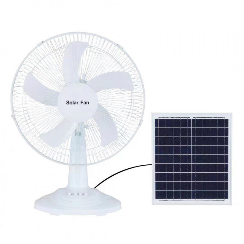 Unisex Solarbetrieben Standventilator mit verstellbarem Neigungswinkel und effizienten Lüfterblättern Brehn