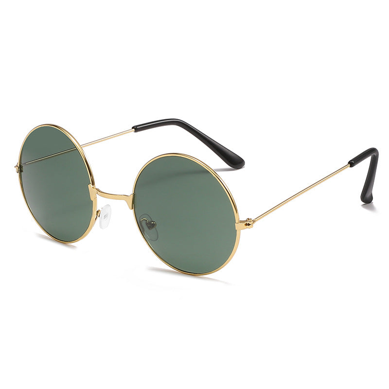 Retro Runde Glas Sonnenbrille Brehn