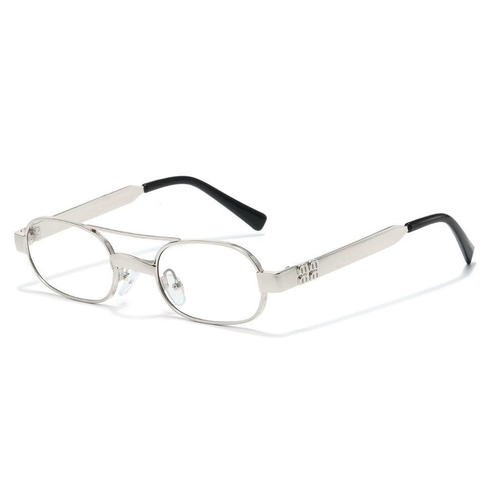 Stylische Minimalistische Oval Sonnenbrille Brehn
