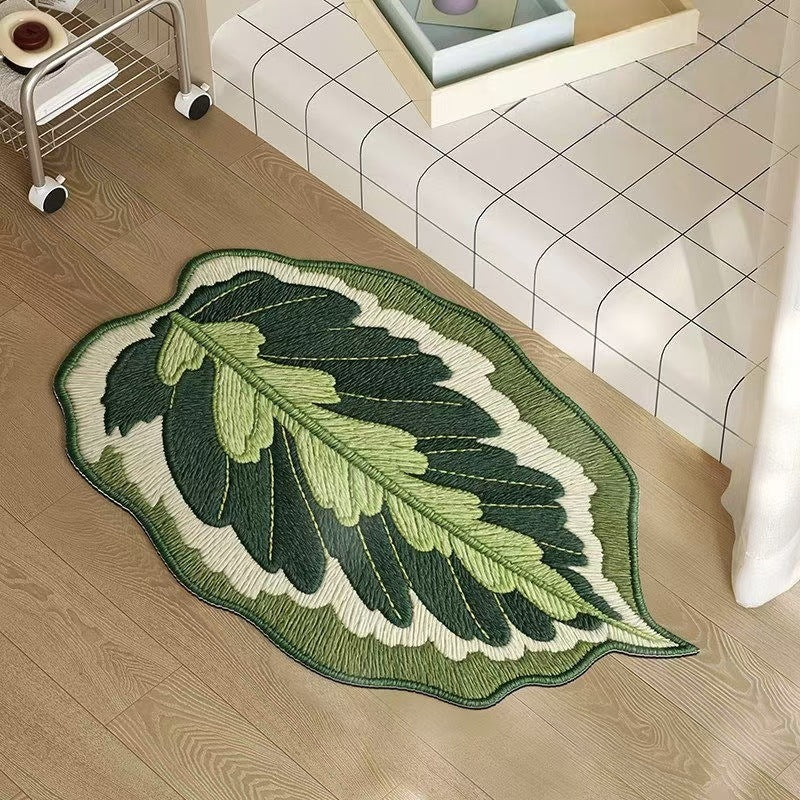 Monstera-Blatt-förmige Fußmatte Brehn