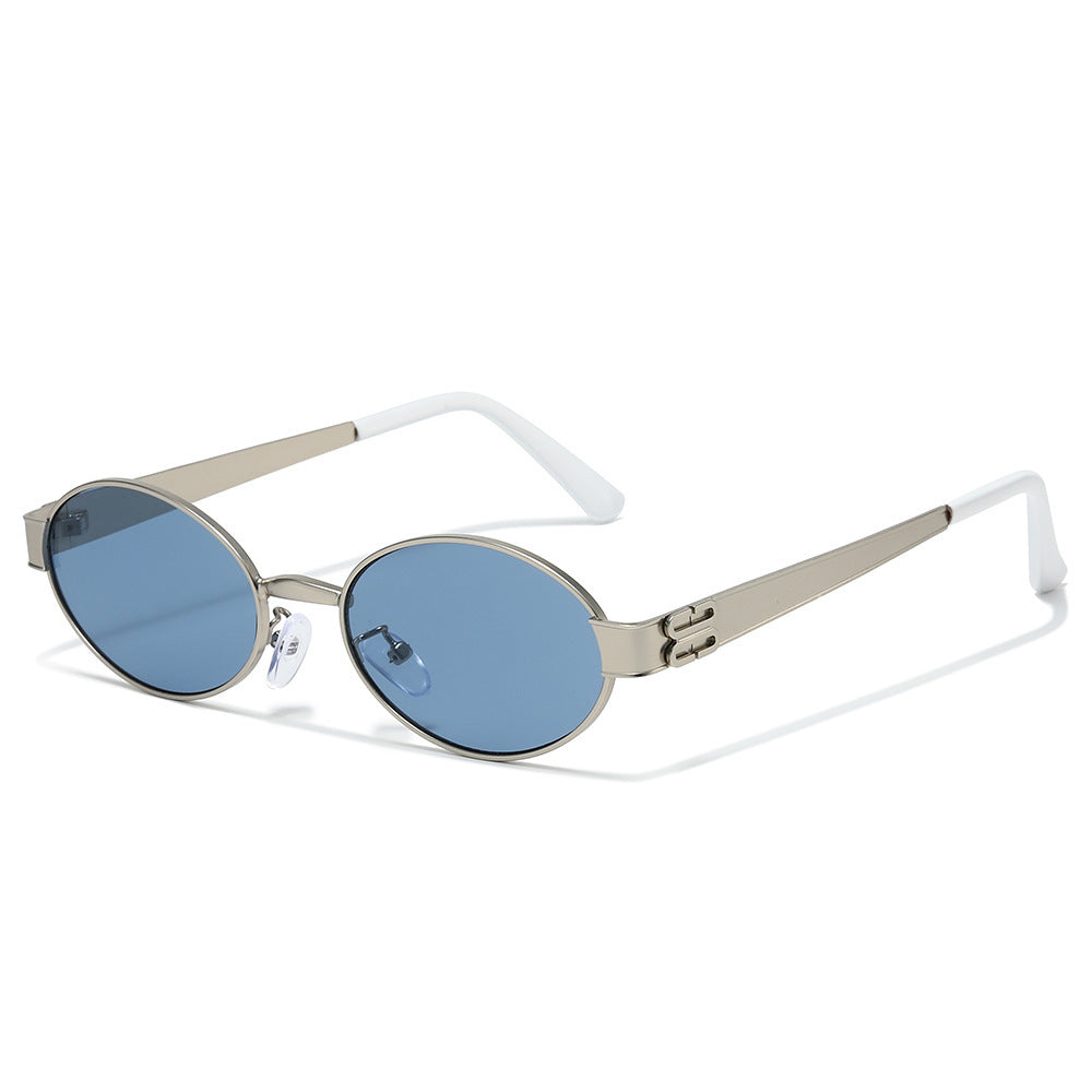 Vintage-inspirierte ovale Sonnenbrille Brehn