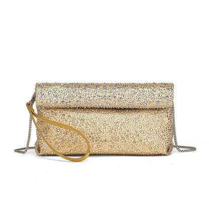 Glänzende Perlen Clutch Tasche