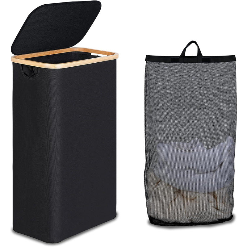 Hochwertiger Wäschecontainer mit Abnehmbarer Innentasche Brehn