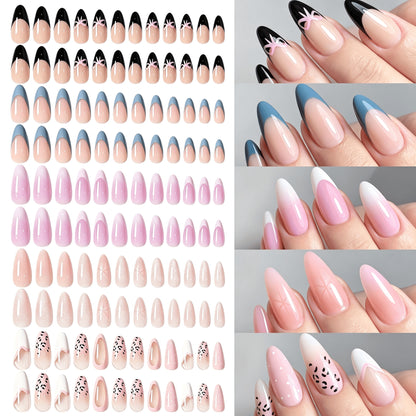 Abnehmbares Press-On-Nagel-Set mit dekorativen Designs Brehn