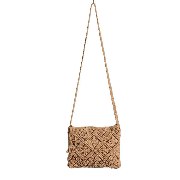 Handgefertigte Makramee Schultertasche Brehn