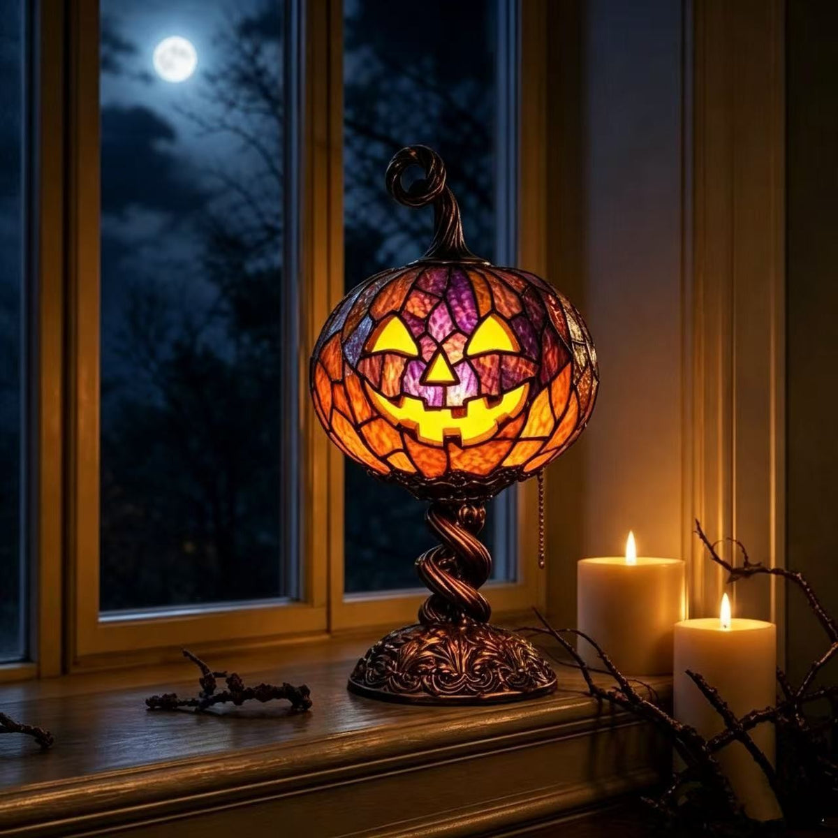 Dekorative Halloween Tischlampe Brehn