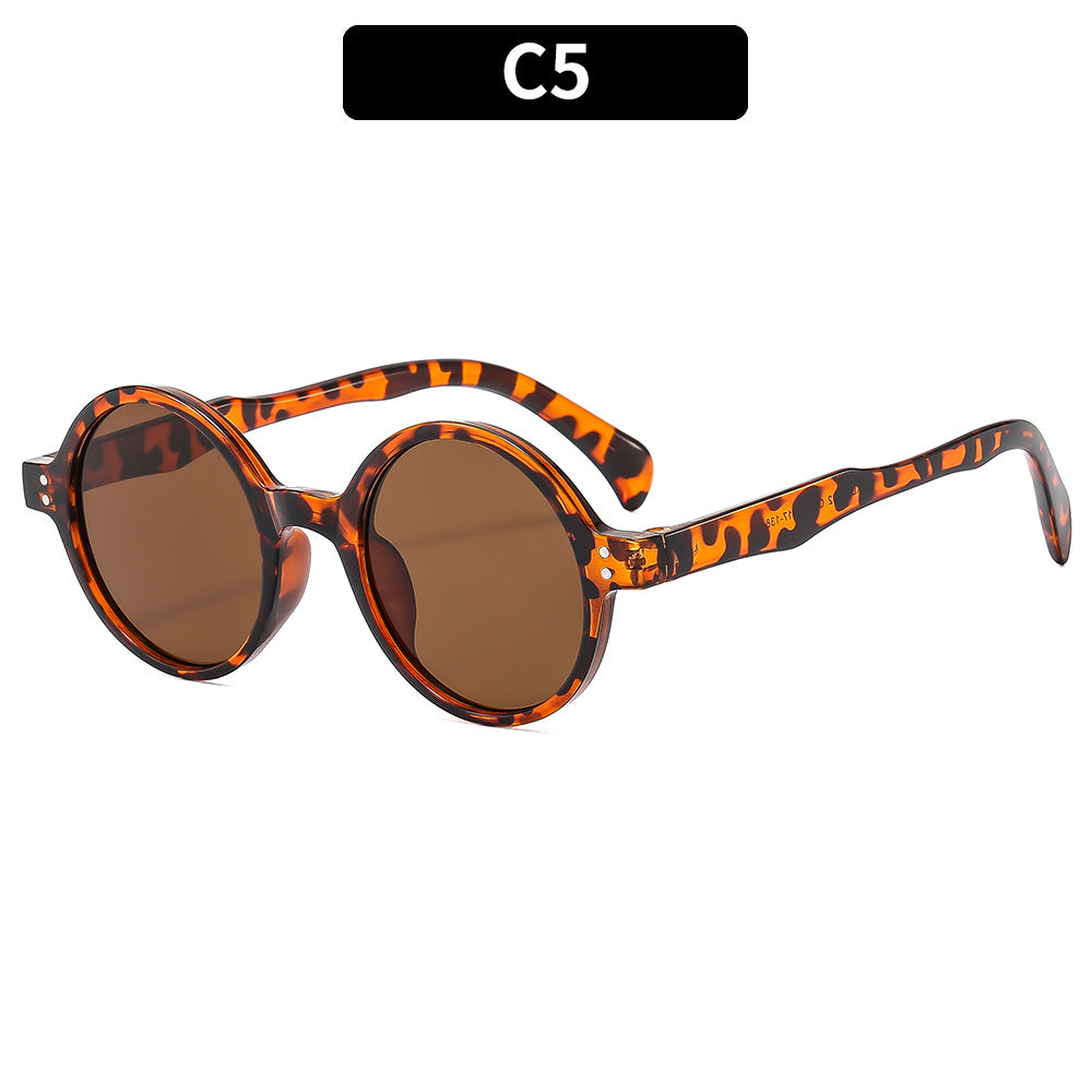 Klassischer Stil Stilvolle Runde Rahmen Sonnenbrille