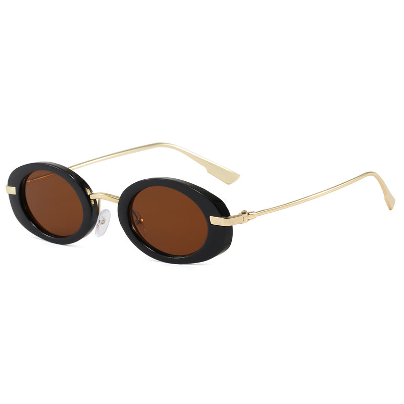 Modische Brille mit Ovalem Rahmen Brehn