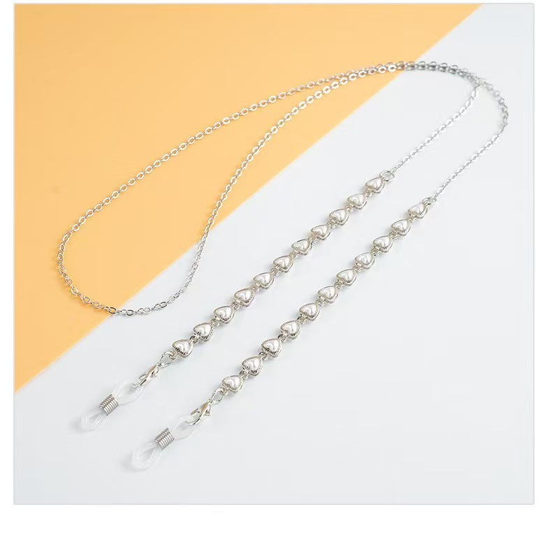Elegante Perlen Brille Kette Brehn