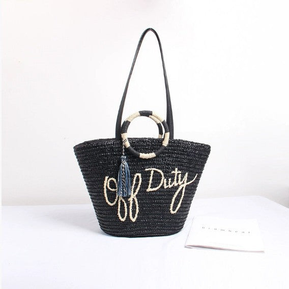 Damen Geflochtene Freizeit Tasche Brehn