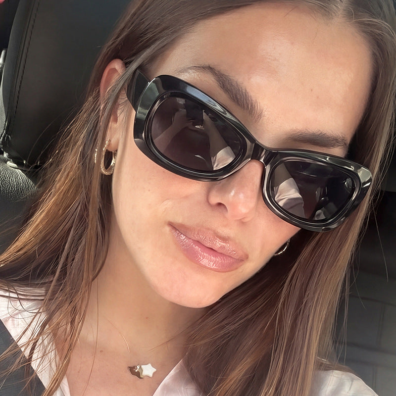 Damen modische Cat-Eye Sonnenbrille mit schützendem UV-Filter und elegantem Design Brehn