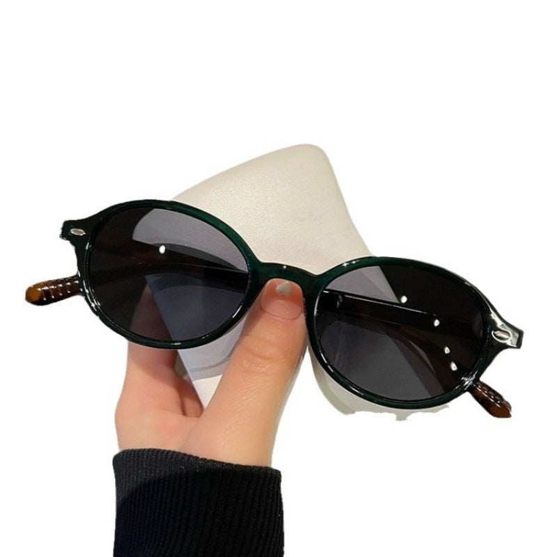 Vintage Oval Frame Sonnenbrille Brehn