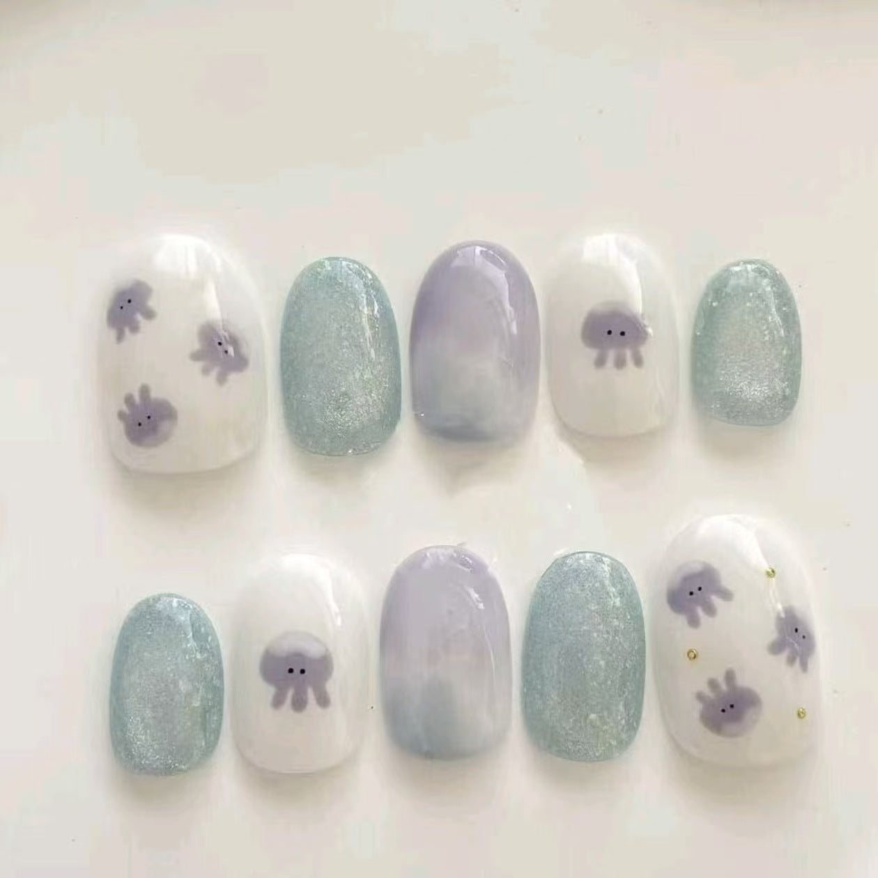 Künstlerisches Sternen-Nagelkunst-Set Brehn