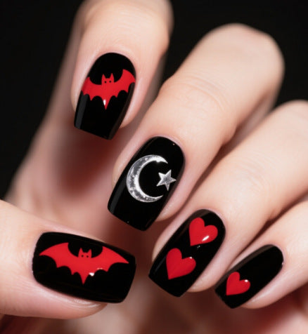 Halloween-Themen-Nagelkunstverlängerungen Brehn