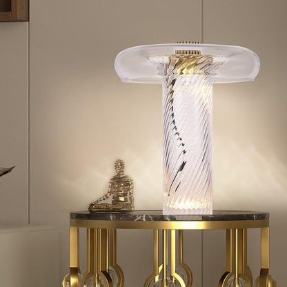 Dekorative Glas Tischlampe