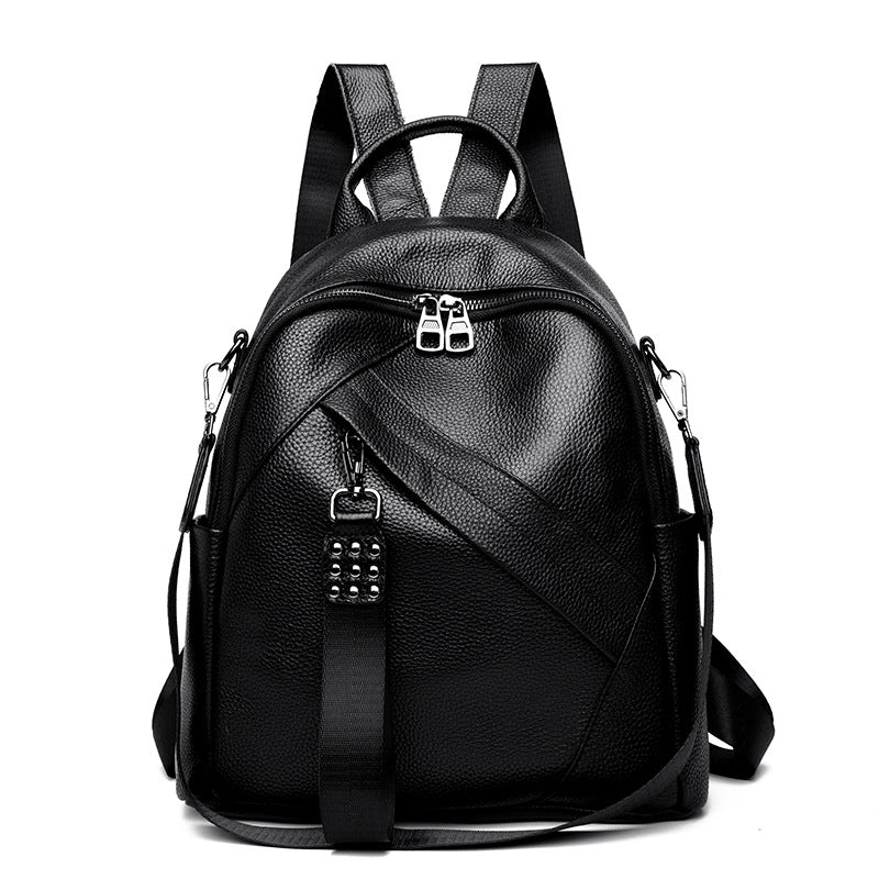 Vintage-inspirierter strukturiertes Leder-Rucksack Brehn